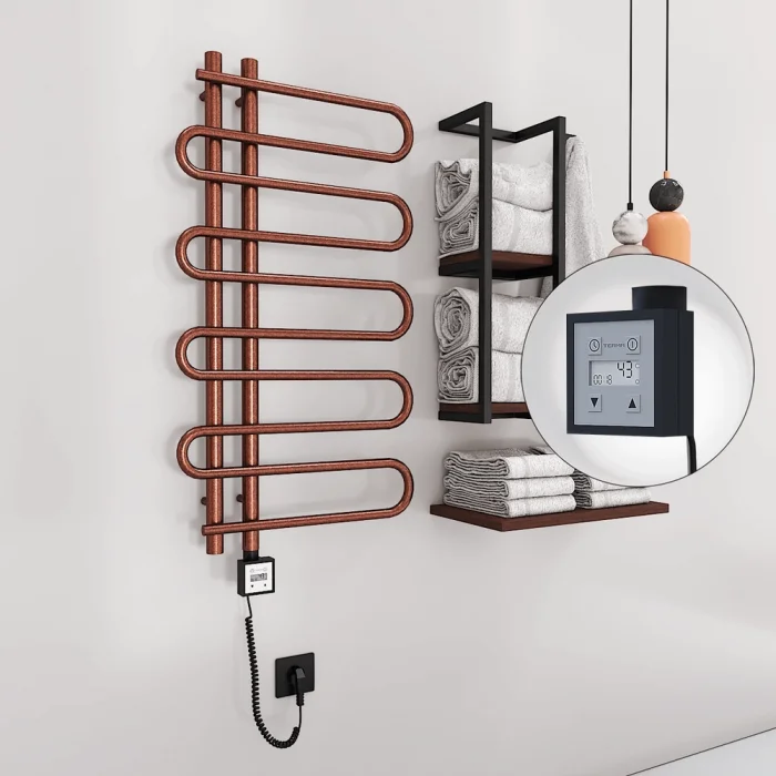 ZANTE Elektrikli Havlupan 500x1000  Bakır Eskitme (KTX3 Termostat) 200W Spiral Kablolu