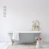 Newarc Hexa Tabandan Banyo Bataryası Altın