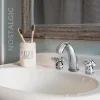 Newarc Nostalgıc Üç Delikli Lavabo Bataryası