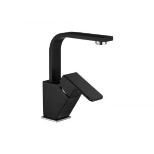 AR Lunetta Lavabo Bataryası Kuğu B.Mat Siyah