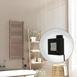 Barbados Elektirikli Havlupan 500x1200 Ahşap   (KTX1 Termostat) 600W Spiral Kablolu