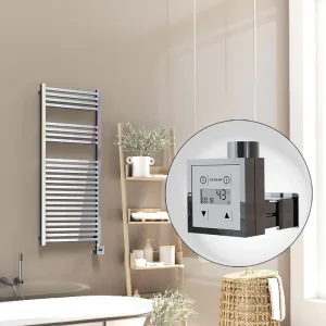 Barbados Elektrikli Havlupan 500x1200 Krom  (KTX3 Termostat) 600W