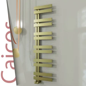 CAICOS Paslanmaz Çelik Havlupan 400x1530 Satine Altın