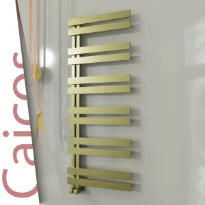 CAICOS Paslanmaz Çelik Havlupan 400x990 Satine Altın