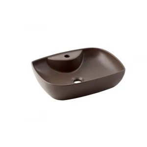 Dıes Tezgahüstü Mat Metalik Kahve Bat.Del.Lav.50Cm