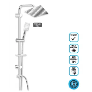 Dushlüx DC-0120 Quart Chrome Duş Seti