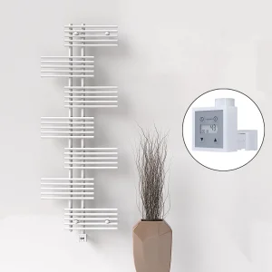 FIJI Elektrikli Havlupan 650x1762 Beyaz (KTX3 Termostat) 1000W