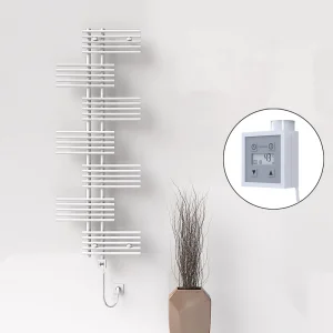 FIJI Elektrikli Havlupan 650x1762 Beyaz (KTX3 Termostat) 1000W Spiral Kablolu