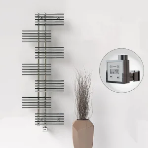 FIJI Elektrikli Havlupan 650x1762 Krom (KTX3 Termostat) 600W