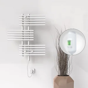 FIJI Elektrikli Havlupan 650x740 Beyaz (On/Off Düğmeli) 300W