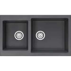 GL General Arcadıa Granit Evye 85x50 Metalik Gri