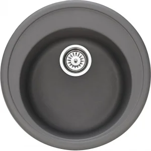 GL General Oval Granit Evye 51 Cm. Metalik Gri