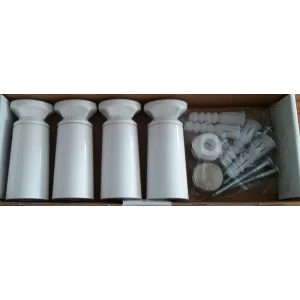 Havlupan Montaj Seti 4lü Beyaz Kör Tapalı