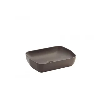 Lucıda Tezgahüstü Mat Metalik Kahve Lavabo(55Cm.)