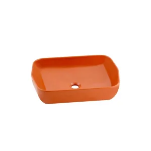 Lucıda Tezgahüstü Par.Turuncu Lavabo(55Cm.)