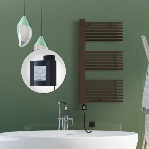 MALE Elektrikli Havlupan 600x1190  Bakır Eskitme (KTX4 Termostat) 600W Spiral Kablolu