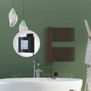 MALE Elektrikli Havlupan 600x800  Bakır Eskitme (KTX4 Termostat) 300W Spiral Kablolu