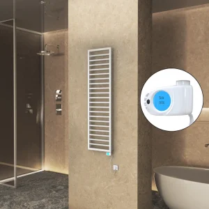 NAXOS Elektrikli Havlupan 500x1655 Beyaz Mat (Musa Termostat) 600W