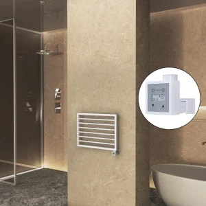 NAXOS Elektrikli Havlupan 800x578 Beyaz Mat (KTX3 Termostat) 300W