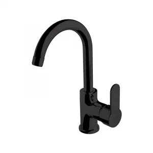 Newarc Domıno Dönerli Lavabo Bataryası Siyah