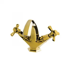 Newarc Hexa Lavabo Bataryası Altın