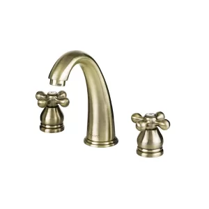 Newarc Nostalgıc Üç Delikli Lavabo Bataryası Bronz