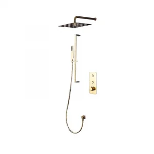 Newarc Step Termostatik Ank.Banyo Seti Mat Altın