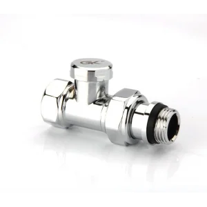 Radyatör Dönüş Vanası 1/2 Krom Düz