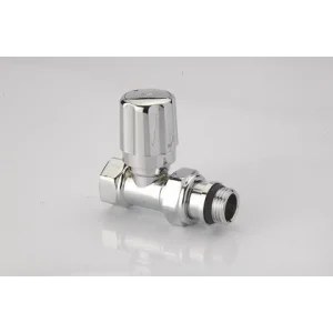 Radyatör Vanası 1/2 Krom Düz (Plastik Volanlı)