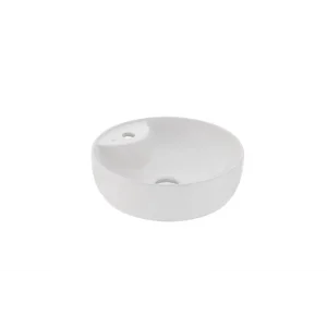 Sole Tezgah Üstü Lav.Batarya Delikli Parlak Beyaz