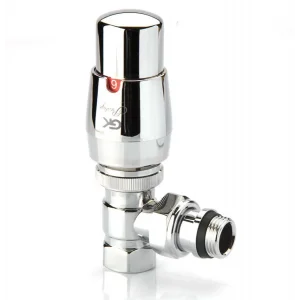 Termostatik Radyatör Vanası 1/2 Krom Köşe