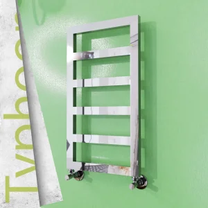 TYPHOON Paslanmaz Çelik Havlupan 400x740 Ayna Polisaj