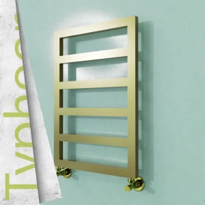 TYPHOON Paslanmaz Çelik Havlupan 500x740 Satine Altın