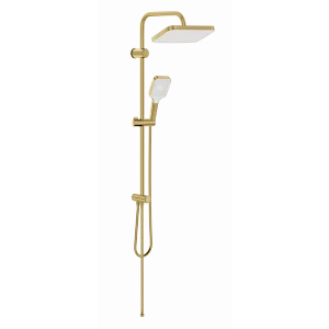 Valtemo Rainway Brushed Gold Rain Duş Seti VS-2918