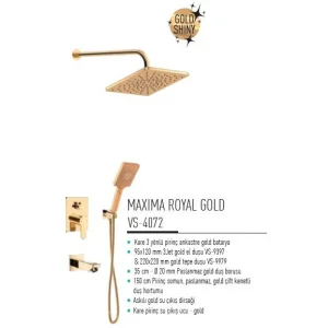 Valtemo VS-4072 Maxima Royal Gold Ankastre