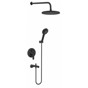 Valtemo VS-4602 Rainmax Mat Black Pop Up Ankastre