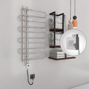 ZANTE Elektrikli Havlupan 500x1000  Krom (KTX1 Termostat) 200W Spiral Kablolu