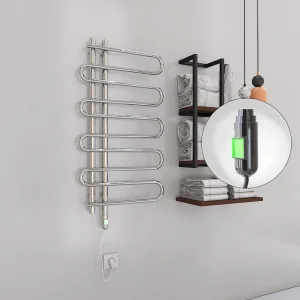 ZANTE Elektrikli Havlupan 500x1000  Krom (On/Off Düğmeli) 200W