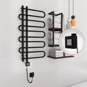 ZANTE Elektrikli Havlupan 500x1000  Siyah (KTX1 Termostat) 300W Spiral Kablolu