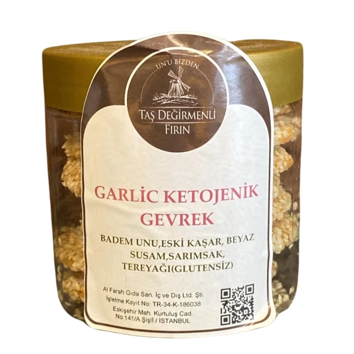 Ketojenik Garlic Gevrek Glutensiz