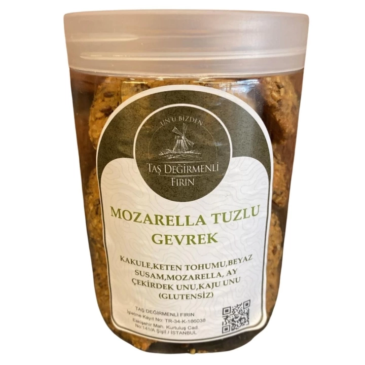 Ketojenik Mozarella Tuzlu Gevrek