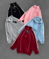 NKE FERMUARLI SWEATSHİRT KIRMIZI