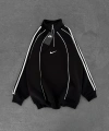 NKE FERMUARLI SWEATSHİRT SİYAH
