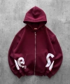 SUPREME OVERSİZE HIRKA BORDO