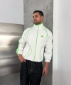 ADDS OVERSİZE HIRKA BEYAZ YEŞİL