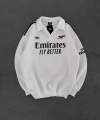 ARSENAL PREMIUM POLO SWEATSHİRT BEYAZ