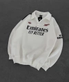 ARSENAL PREMIUM POLO SWEATSHİRT BEYAZ