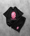 BAPE ŞORTLU TAKIM SİYAH