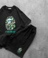 BAPE ŞORTLU TAKIM SİYAH