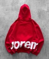 SUPREME OVERSİZE HIRKA KIRMIZI